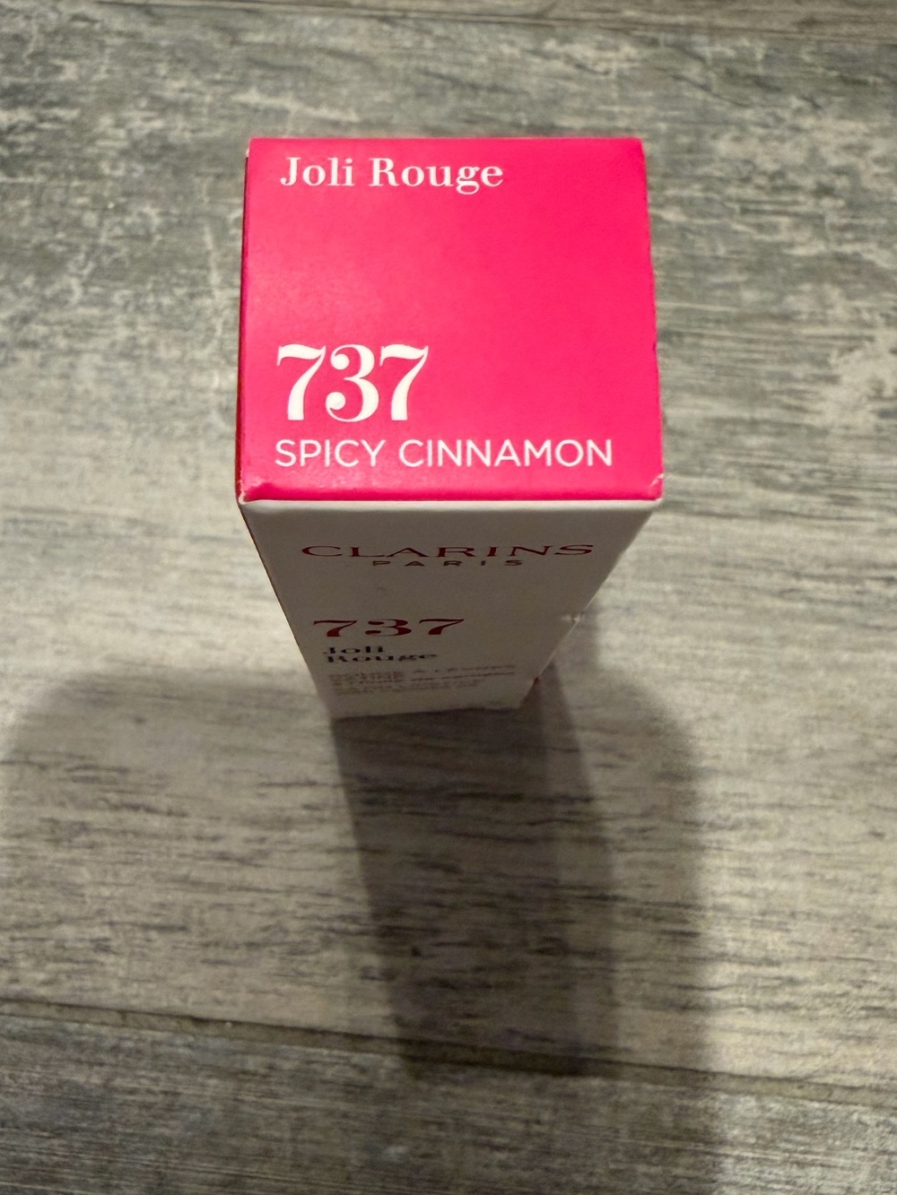 NEW! Clarins Joli Rouge Satin Lipstick in Spicy Cinnamon 737 - Picture 11 of 13